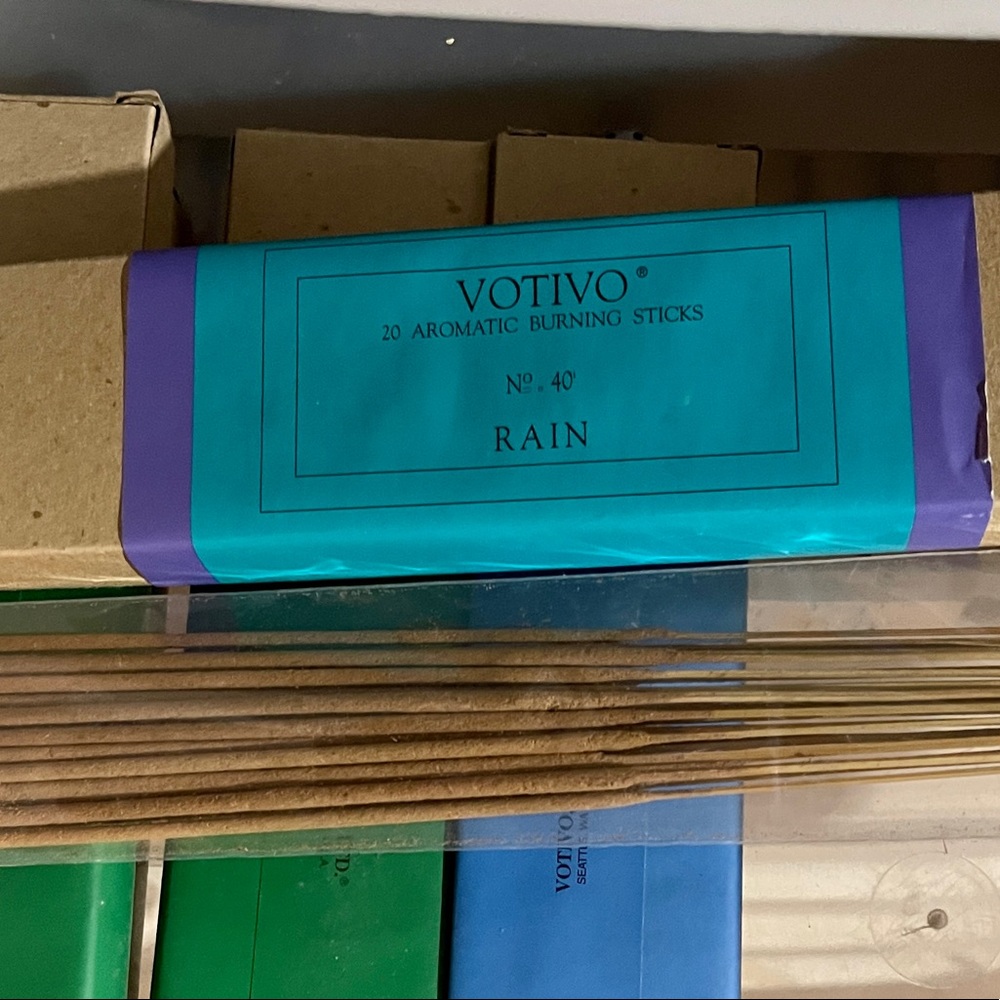 Votive incense sticks.